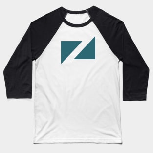 Zeddemore Industries Logo (Teal) Baseball T-Shirt